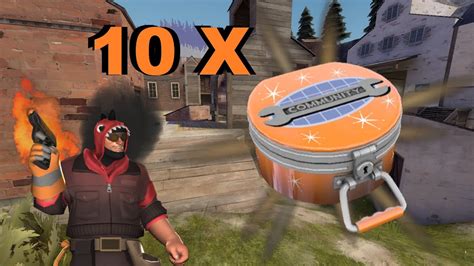 Tf2 Unboxing 10 Summer 2019 Cases Youtube