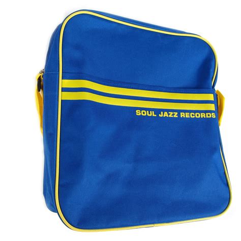 Soul Jazz Records Record Bag 12 Royal Blue Yellow