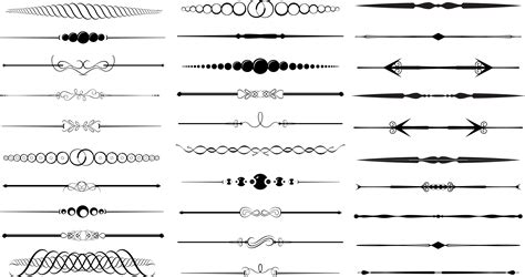 Free Vector Divider Lines At Collection Of Free
