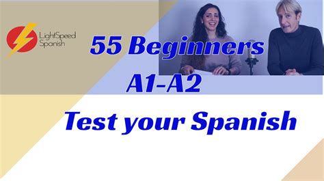 55 Beginners An A1 A2 Spanish Test Lightspeed Spanish