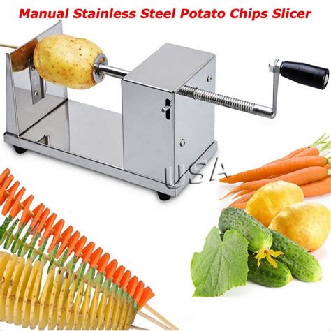 Intsupermai Manual Potato Tower Spiral Potato Slicer Chips Twister