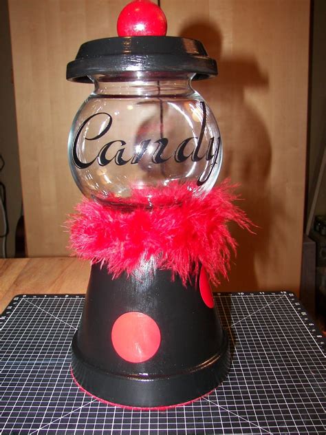Clay Pot Candy Jar Ee0