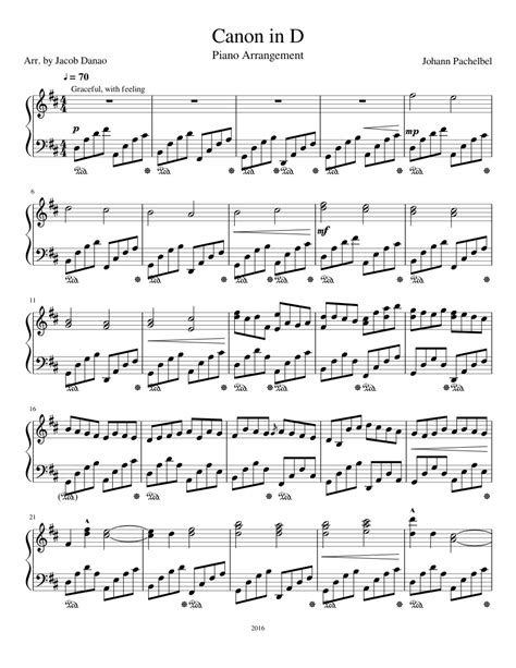 This sheet can be downloaded in seconds along with the other valuable music sheets we provide. Canon in D sheet music download free in PDF or MIDI