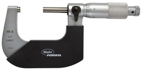 Mahr Inc Ratchet Thimble Outside Micrometer 1 To 2 In Range Inmm