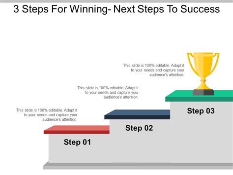 3 Steps For Winning Next Steps To Success Example Of Ppt Powerpoint