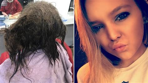 When A Depressed Teen Entered A Salon With Matted Hair The Stylist Spent Two Days Transforming