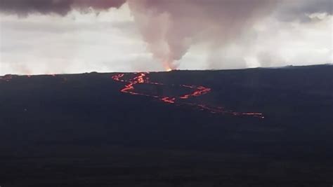 Imágenes De La Erupción Del Volcán Mauna Loa Desde Un Dron Video Rt