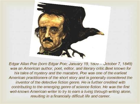 Edgar Allan Poe Edgar Allan Poe Born