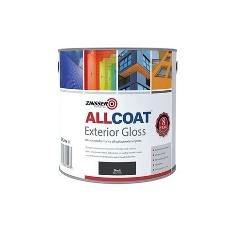 I want to spice up the exterior, but nothing is available. Zinsser AllCoat Exterior Gloss Black Paint 1L - Ray ...