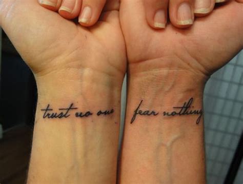 Trust No One Fear Nothing Forearm Tattoo Women Picture Tattoos