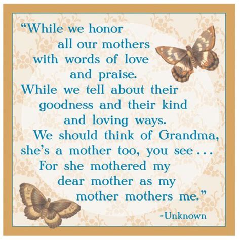 Mothers Day Saying For Grandma A Mothers Day Tribute To Grandmothers