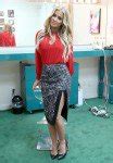 Carmen Electra Promotes Dating Series Ex Isle In Flirty Red Blouse