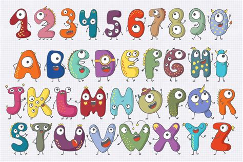 Monster Alphabet & Numbers