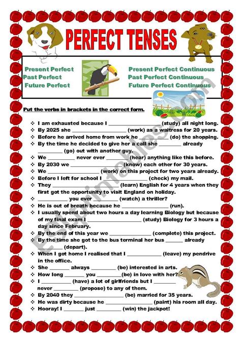 Past Perfect Tense Worksheets K Learning Vrogue Co