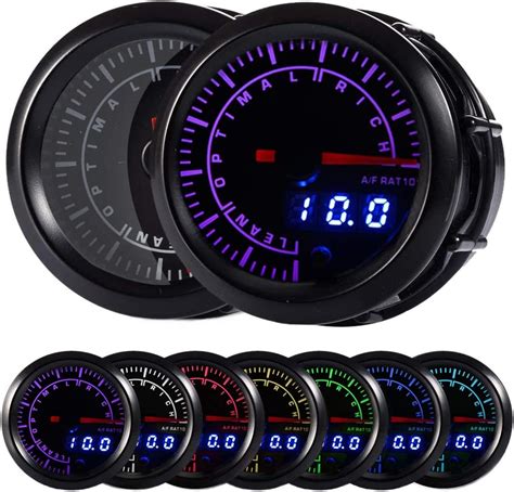 Mm Led Digital Car Auto Air Fuel Ratio Monitor Led Pointer