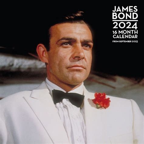 James Bond 2024 Square Calendar Calendar Free Shipping Over £20