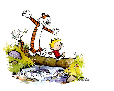 There are plenty of other examples. Home*School*Home: Calvin and Hobbes.