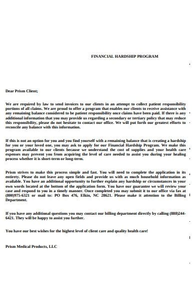 🏆 Financial Hardship Letter For Scholarship How To Write A Financial