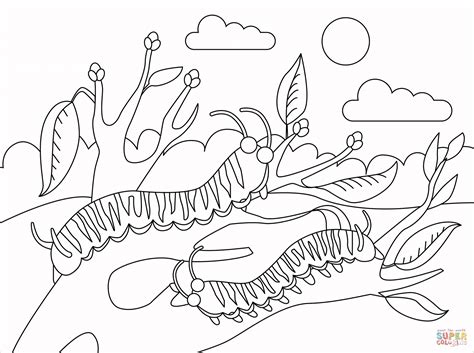 Caterpillar coloring page | Free Printable Coloring Pages