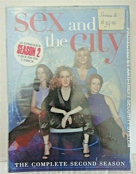 Sex And The City Season 2 Dvd 3 Disc 2001 Box Set New Ebay