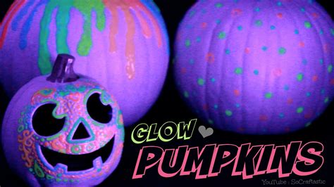 Glow In The Dark Pumpkin Halloween Diy Easy No Carve Pumpkins How To