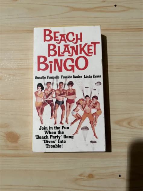 Beach Blanket Bingo Vhs Annette Funicello Frankie Avalon Eur