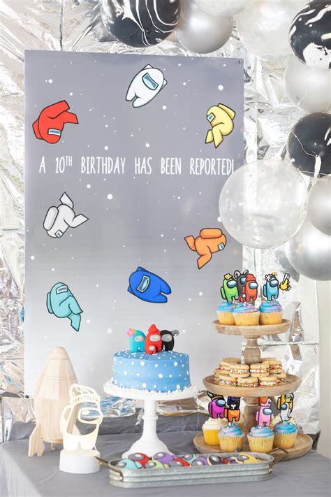 Children's birthday parties are getting more and more extravagant. Kara's Party Ideas Among Us Birthday Party | Kara's Party ...