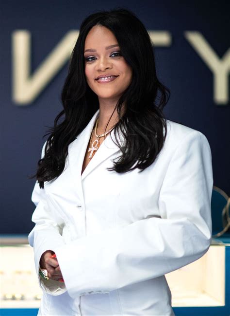 Rihanna Wore Her Own Fenty Blazer Mini Dress To Launch Her New Fashion