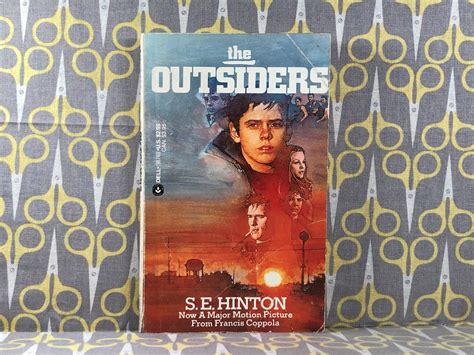 The Outsiders By Se Hinton Paperback Book Movie Tie In Edition Etsy