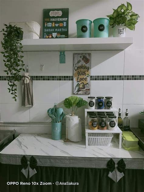Tiada Dapur Kabinet Tetap Cantik Dan Kemas Ruang Memasak ...