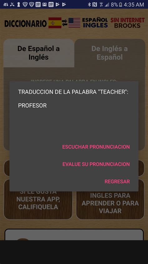 Descarga De Apk De Diccionario Español Inglés Sin Para Android