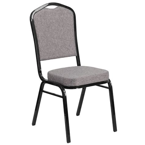 Flash Furniture Hercules Series Crown Back Stacking Banquet Chair In