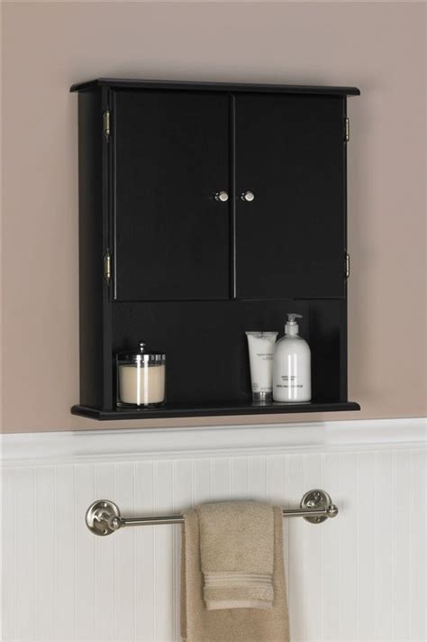 Inside the cabinet's doors, an adjustable shelf makes it easy to store taller bottles. Wall Mounted Bathroom Storage Cabinets - Home Furniture Design