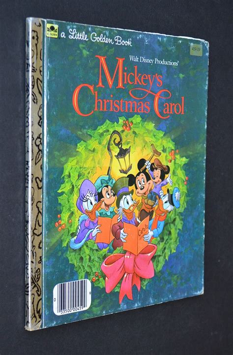 Mickeys Christmas Carol Little Golden Book By Vintagebookhound