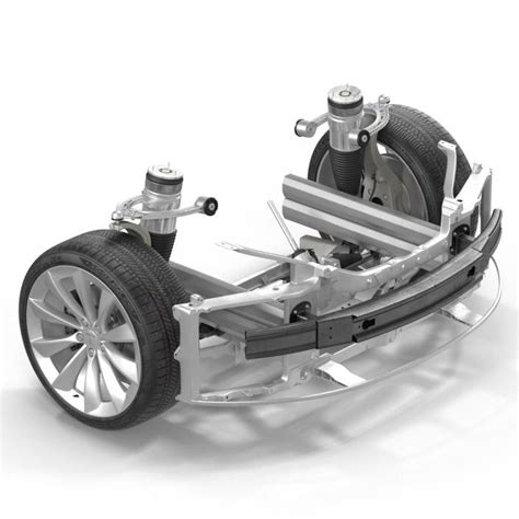 3d Model Tesla Model S Front Suspension 3d Molier International
