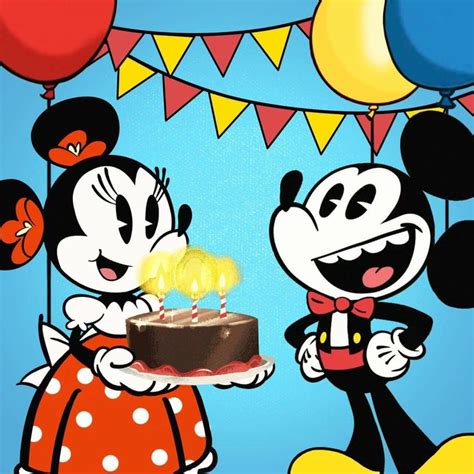 Happy Birthday Mickey Mickey Mouse Friends Disney Doodles Mickey