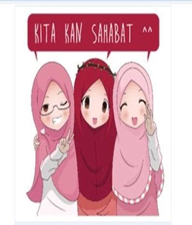 Menggambar sketsa anime orang jenius chaidir web animasi hijab bercadar nusagates. 24 Gambar Kartun 2 Sahabat Muslimah- Kartun Sahabat Muslimah For Android Apk Download - Download ...