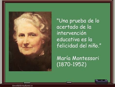 Trabajando En Educación Infantil 10 Frases De María Montessori