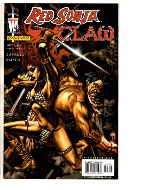 Red Sonja Claw Complete Dynamite Wildstorm Comics Ltd Series RC Comic Books