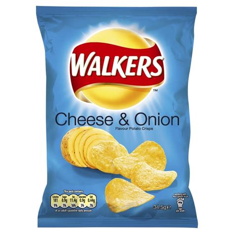 Walkers Cheese And Onion Crisps 32x325g Debriar