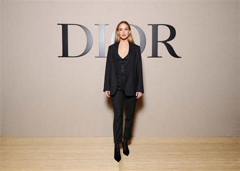 Jennifer Lawrence At Pfw Christian Dior Womenswear Fallwinter 2024