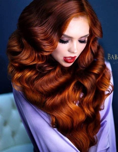 Pin By Zaynab Merheb On Hairstyles In 2022 Long Red Hair Finger Wave Hair Sexy Hair