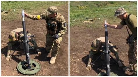 The Ukrainian Military Uses M224 Mortars In Combat Militarnyi