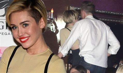 Miley Cyrus Twerks Guy While Hosting Vegas Party After Watching Britney
