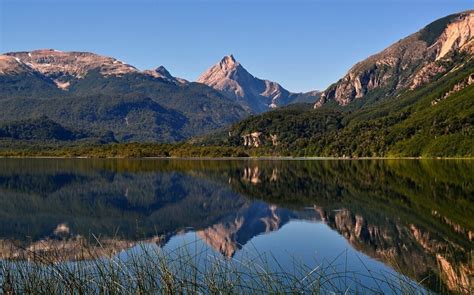 1230x768 Landscape Nature Lake Mountain Morning Sunlight Water