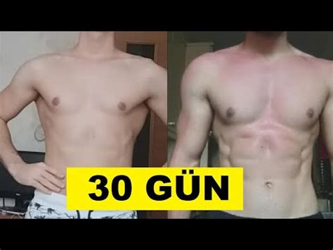 30 Günlük Vücut Değişimi 30 Day Body Transformation YouTube