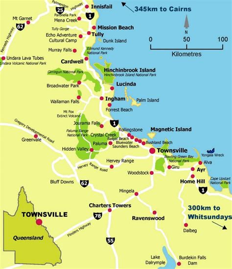 Road Map Of Townsville