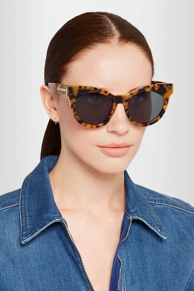 Karen Walker Starburst Cat Eye Acetate Sunglasses Net A Portercom