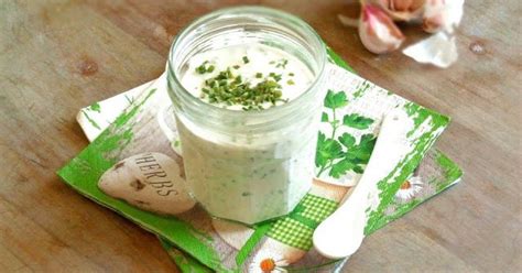 Knoblauch Frischkäse Kräuter Dip