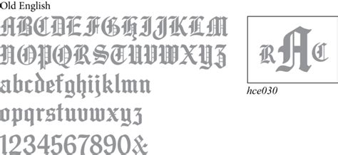 Old English Font For Stencils Pre Cut Patterns